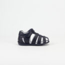 Lucas Navy Sandal with Navy Sole
