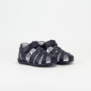 Lucas Navy Sandal with Navy Sole