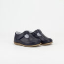 Sapato Hugo Azul Marinho c/ Sola Camel