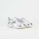 Rita Silver Shoe with White Sole