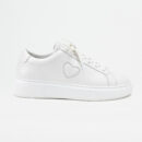 Cluxa White Sneaker with White Sole